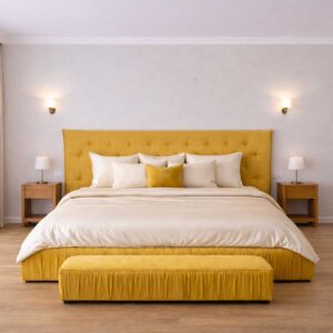 Pat tapițat Roma 200x200 cm | premium – CODI Atelier