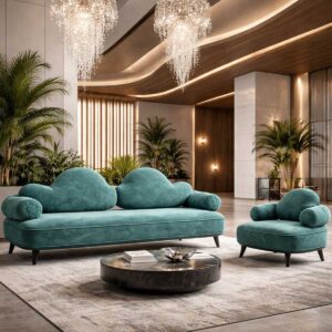 Canapea Cleopatra | tapiţerie catifea – CODI Atelier